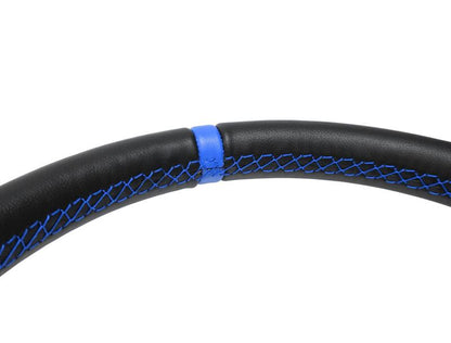 PRP Seats PRP Deep Dish Leather Steering Wheel - Blue