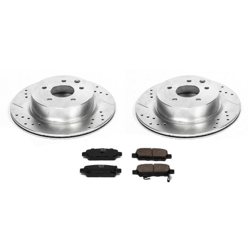 PowerStop Power Stop 08-12 Infiniti EX35 Rear Z23 Evolution Sport Brake Kit