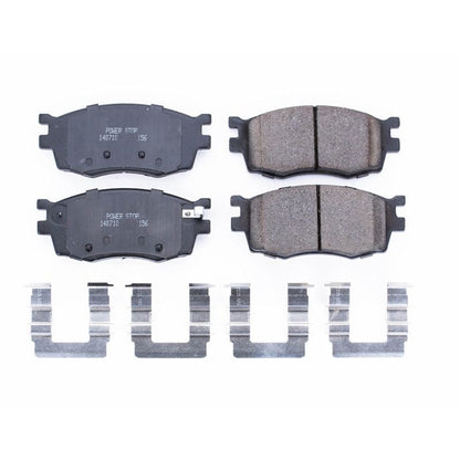 PowerStop Power Stop 06-11 Hyundai Accent Front Z17 Evolution Ceramic Brake Pads w/Hardware