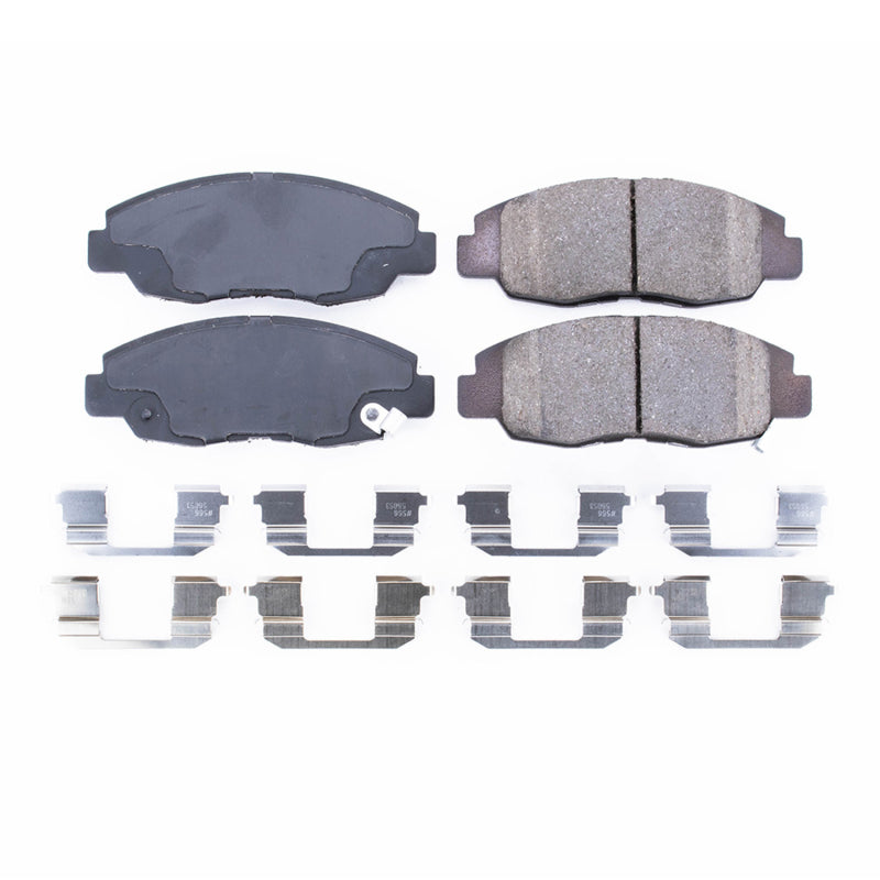 PowerStop Power Stop 97-99 Acura CL Front Z17 Evolution Ceramic Brake Pads w/Hardware