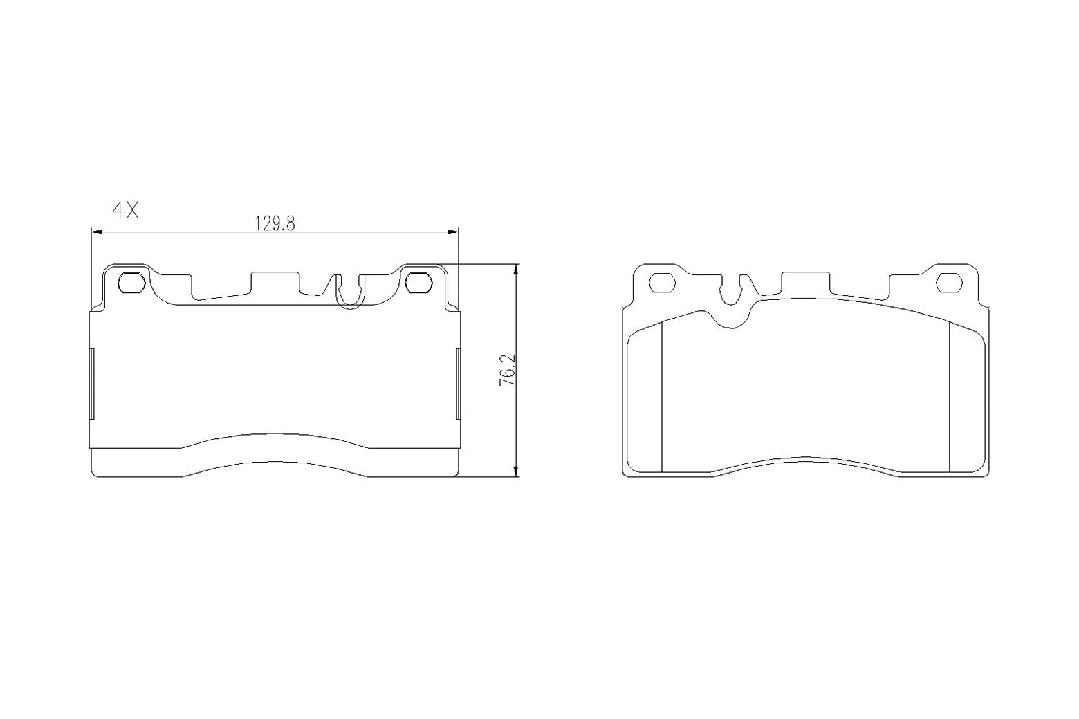 BOGAP C8210192 Brake Pad Set, Disc Brake | ML Performance Car Parts