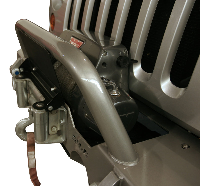 Tuffy Products Tuffy Flip-up License Plate Holder For Winch Roller Fairlead 01Black
