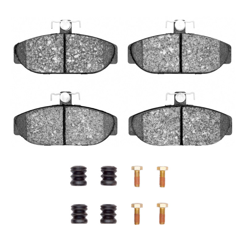 R1 Concepts R1 82-92 Volvo 740 Front Semi Met Pads & Hardware Kit