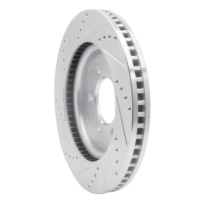 R1 Concepts R1 21-25 Ford F-150 RWD Front Right Drilled & Slotted Silver Brake Rotor