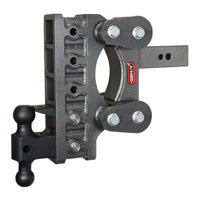 GEN-Y Hitch Gen-Y The Boss Torsion-Flex 2.5in Shank 9in Drop 32K Hitch w/GH-0161 Dual-Ball/GH-0162 Pintle Lock