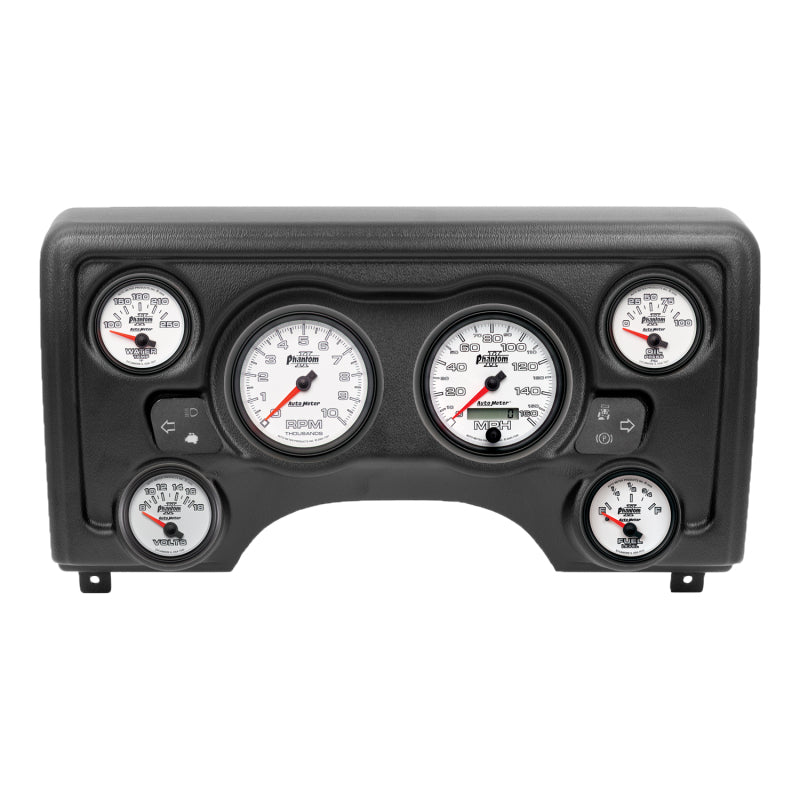 Autometer Phantom II Direct Fit Dash Kit 97-06 Jeep TJ (2 x 3-3/8in. / 4 x 2-1/16in.)