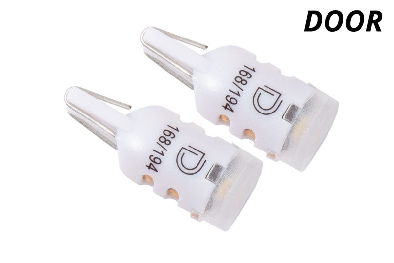 Diode Dynamics 194 LED Bulb HP5 LED - Red Short (Pair)