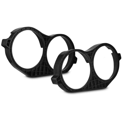 DS18 14-23 Harley-Davidson Saddle Bag Mid Bass Adapter Ring 2x 10in ABS Black