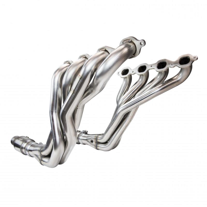 Kooks Headers Kooks 2016+ Chevrolet Camaro SS 1 7/8in x 3in SS Longtube Headers w/ Green Catted Connection Pipes