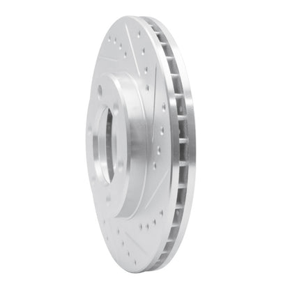 R1 Concepts R1 93-98 Toyota T100 Front Right Drilled & Slotted Silver Brake Rotor