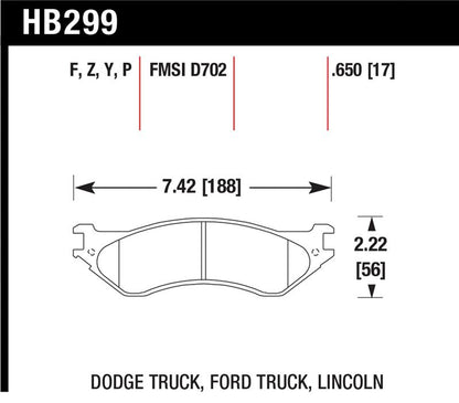 Hawk Performance Hawk Super Duty Street Brake Pads