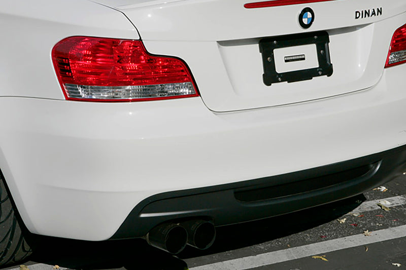 Dinan 08-13 BMW 135i/135is (E82/E88) Free Flow Axleback Exhaust System - Black Tips