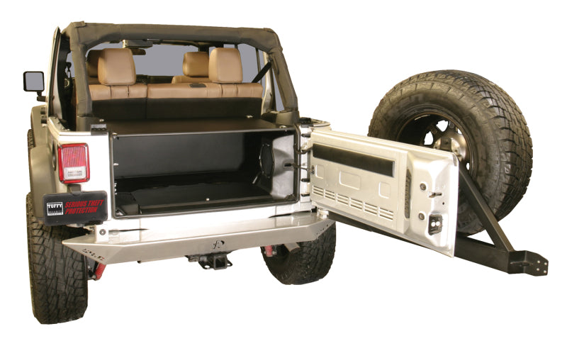 Tuffy Products Tuffy Jk Unlimited Tailgate Enclosure- Black For 2011+