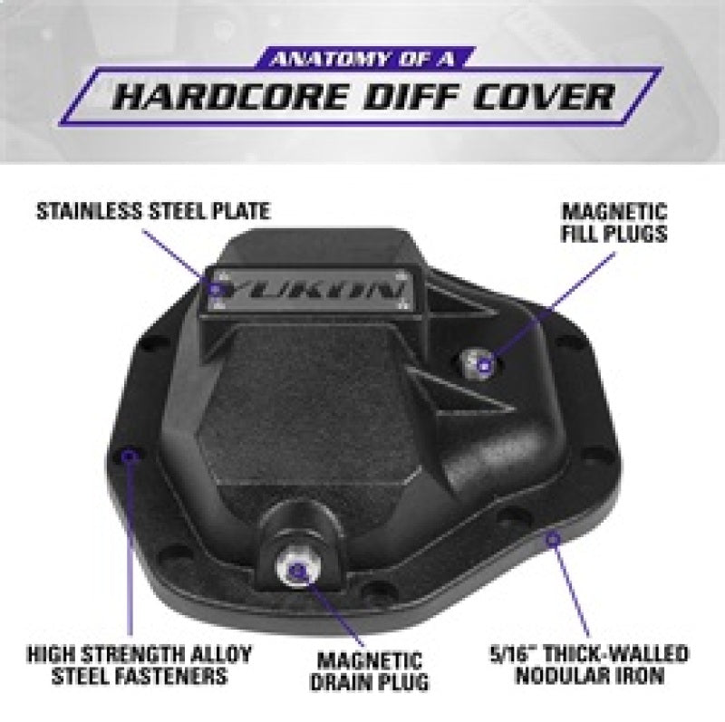 Yukon Gear & Axle Yukon Gear Hardcore Diff Cover for Dana 80