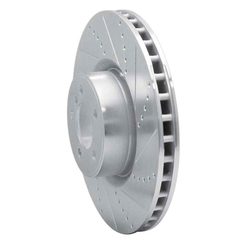 R1 Concepts R1 10-12 Land Rover Range Rover Front Right Drilled & Slotted Silver Brake Rotor