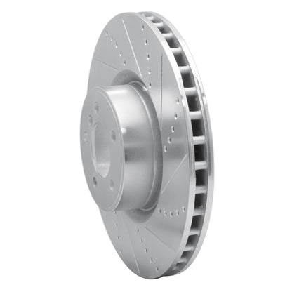 R1 Concepts R1 10-12 Land Rover Range Rover Front Right Drilled & Slotted Silver Brake Rotor