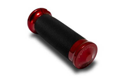Performance Machine 24-25 Touring, 2025 Softail TBW Contour Handle Grip Set - Red