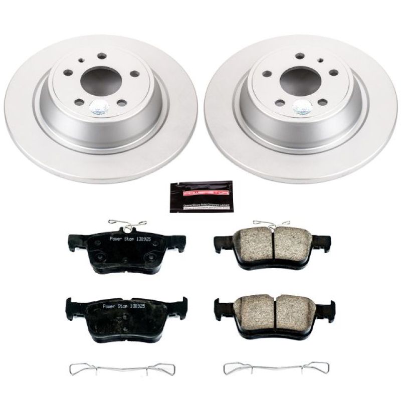 PowerStop Power Stop 13-19 Ford Fusion Rear Z17 Evolution Geomet Coated Brake Kit
