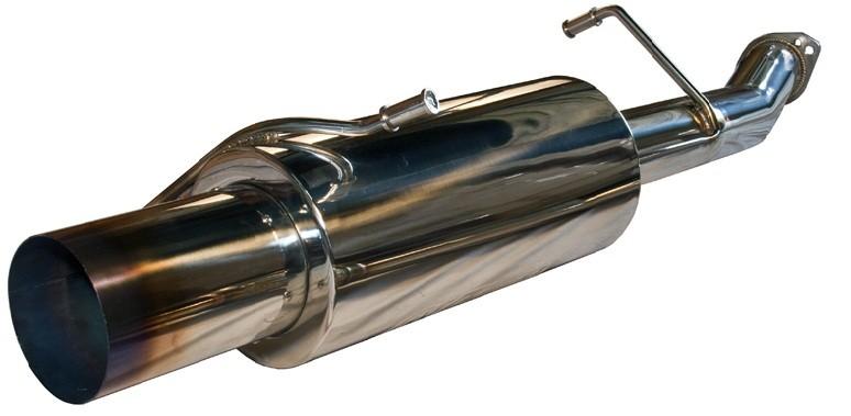 Turbo XS 02-07 WRX-STi Rear Muffler Assembly w/ Titanium Tip
