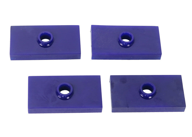 SuperPro 1956 MG MGA Base Rear Spring Insulator Pad Set