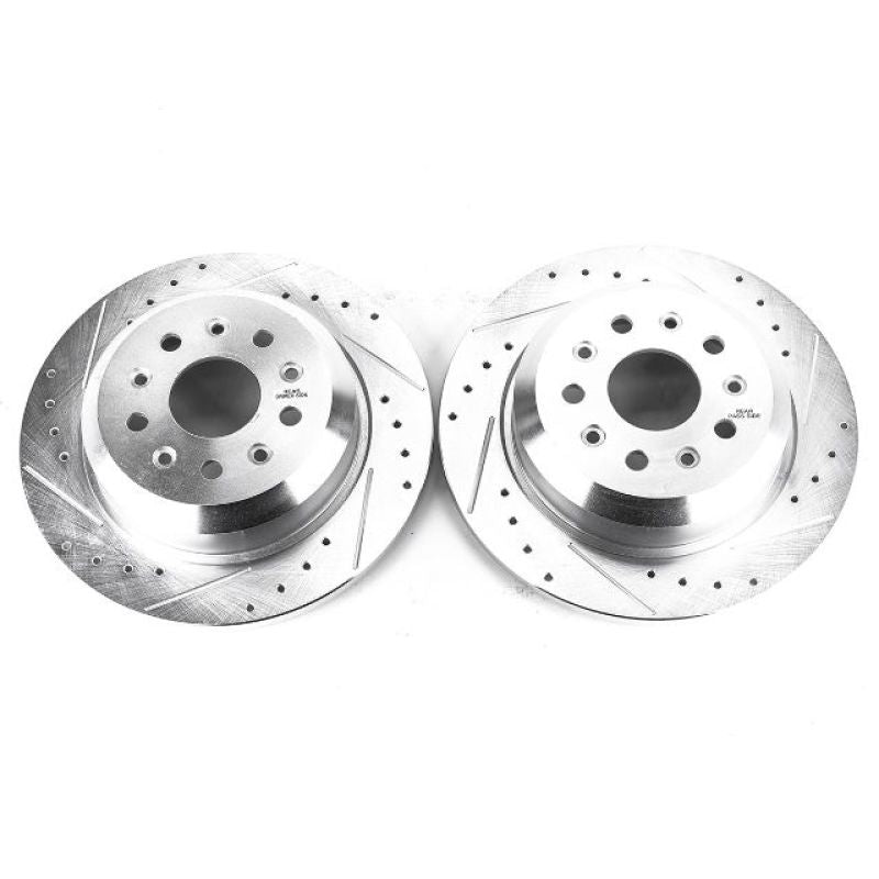 PowerStop Power Stop 18-19 Jeep Wrangler Rear Evolution Drilled & Slotted Rotors - Pair