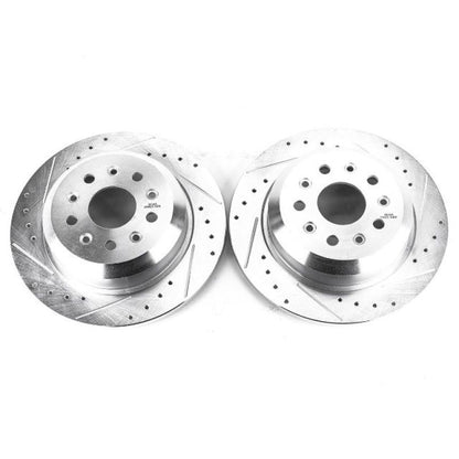 PowerStop Power Stop 18-19 Jeep Wrangler Rear Evolution Drilled & Slotted Rotors - Pair