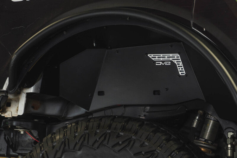 DV8 Offroad DV8 21-25 Ford Bronco Rear Aluminum Inner Fenders - Black