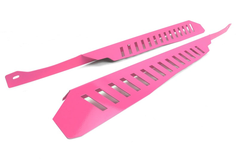 Perrin Performance PERRIN 08-14 Subaru WRX/STI / 08-11 Impreza Fender Shroud Set - Hyper Pink