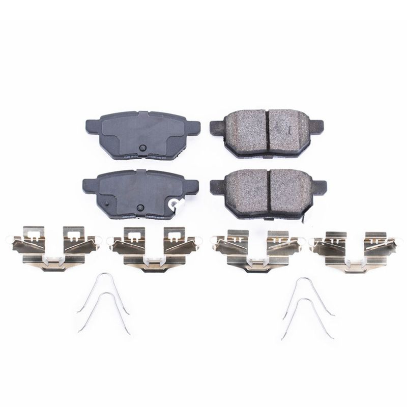 PowerStop Power Stop 11-17 Lexus CT200h Rear Z17 Evolution Ceramic Brake Pads w/Hardware