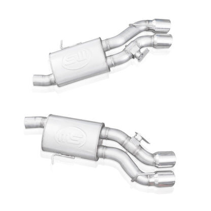 Stainless Works 2016-18 Cadillac CTS-V Sedan Axle Back System Dual-Mode Turbo Mufflers 4in Tips