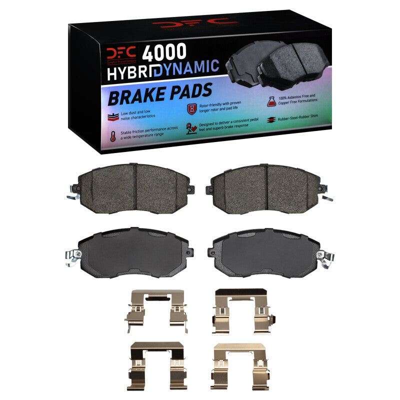 DFC 13-25 Subaru BRZ Front 4000 HybriDynamic Brake Pads and Hardware Kit