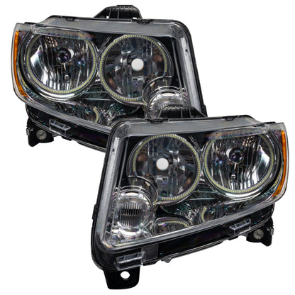 ORACLE Lighting Oracle 11-13 Jeep Grand Cherokee SMD HL (Non-HID) - Chrome - w/ Simple Controller