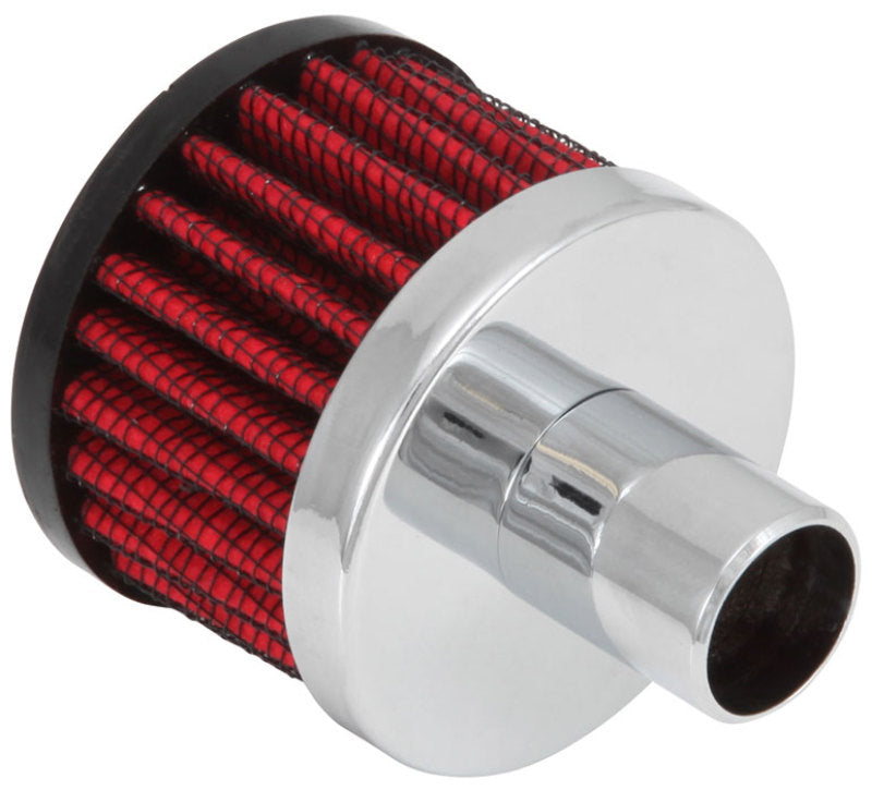 K&N Engineering K&N Steel Base Crankcase Vent Filter .75in Vent OD x 2in OD x 1.5in Height
