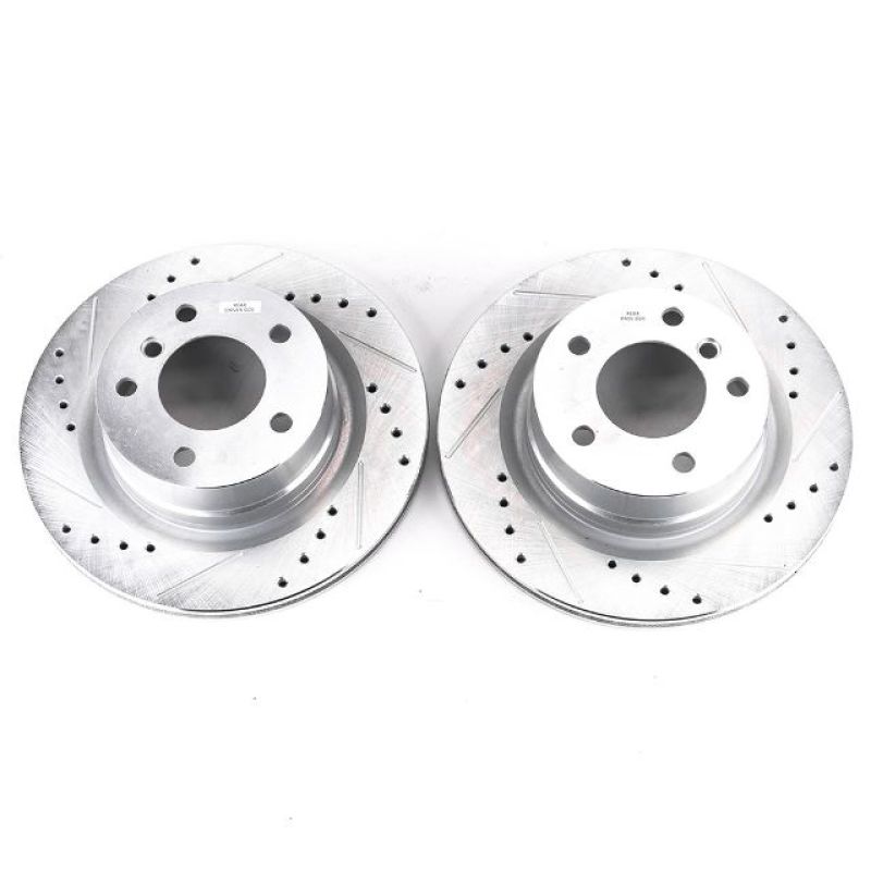 PowerStop Power Stop 08-13 BMW 128i Rear Evolution Drilled & Slotted Rotors - Pair