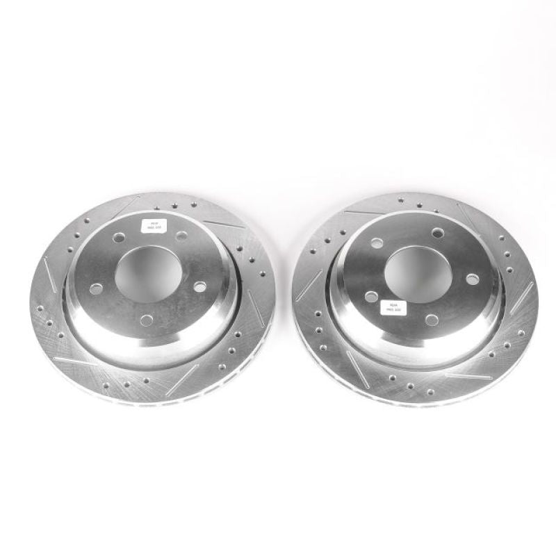 PowerStop Power Stop 94-96 Chevrolet Caprice Rear Evolution Drilled & Slotted Rotors - Pair