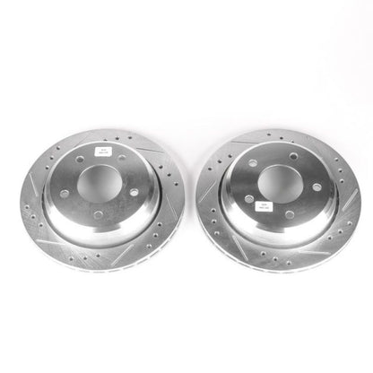 PowerStop Power Stop 94-96 Chevrolet Caprice Rear Evolution Drilled & Slotted Rotors - Pair