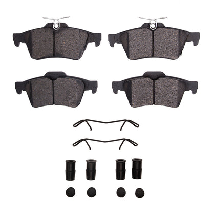 R1 Concepts R1 16-18 Ford Focus Rear Optimum OE Pads & Hardware Kit