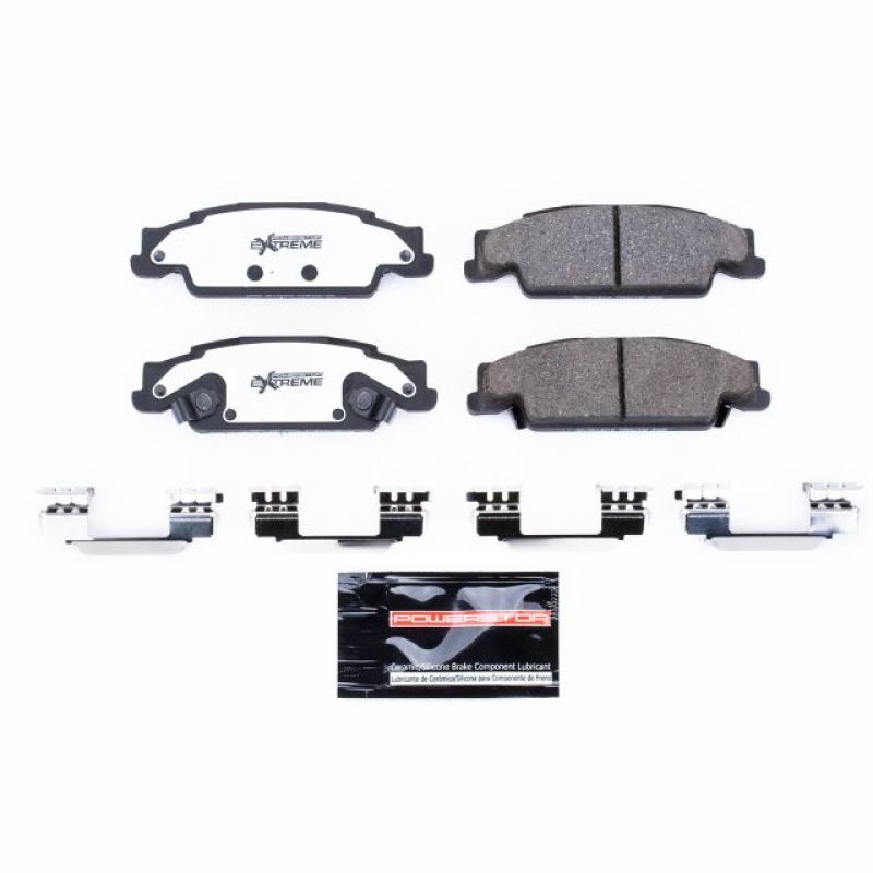 PowerStop Power Stop 03-07 Cadillac CTS Rear Z26 Extreme Street Brake Pads w/Hardware