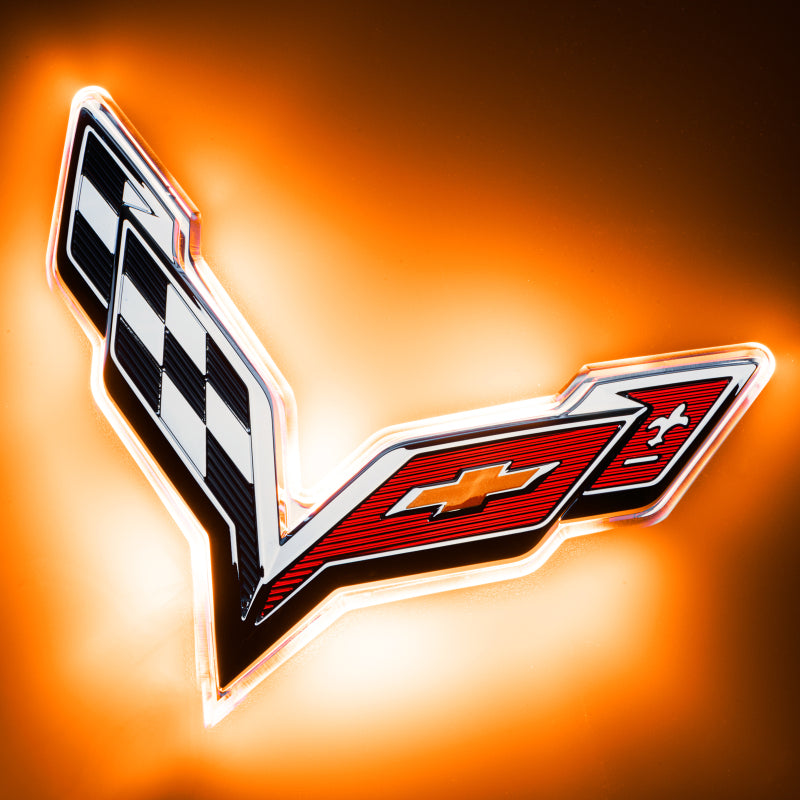ORACLE Lighting Oracle Corvette C7 Rear Illuminated Emblem - Dual Intensity - Amber