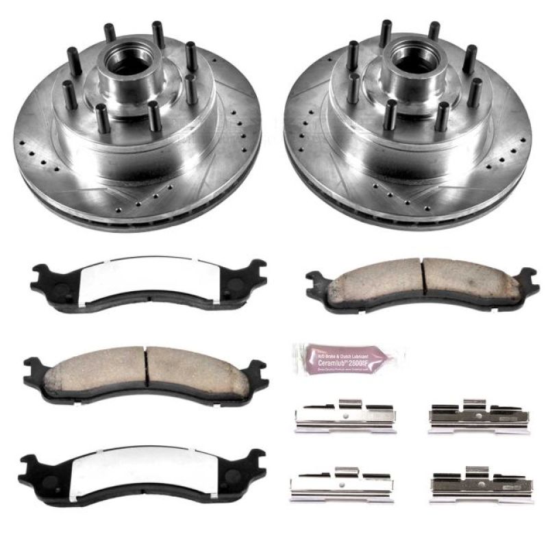 PowerStop Power Stop 99-07 Ford E-350 Super Duty Front Z36 Truck & Tow Brake Kit