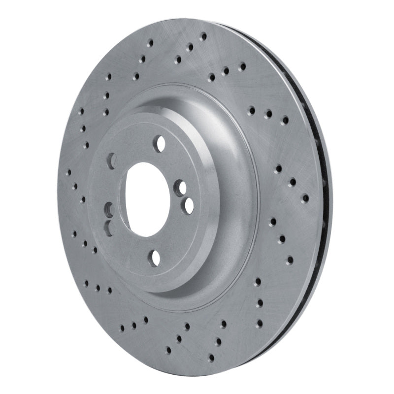 DFC 15-20 BMW M2 Left Rear Drilled Brake Rotor