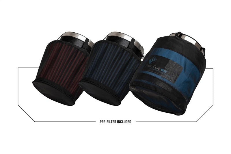 CORSA Performance Corsa 2021-2025 Ford Bronco 2.3L Closed Box Air Intake With DryTech 3D Dry Filter