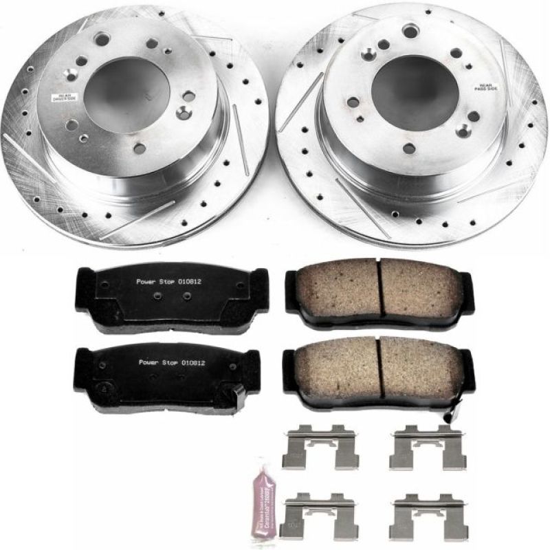 PowerStop Power Stop 07-09 Kia Sorento Rear Z23 Evolution Sport Brake Kit