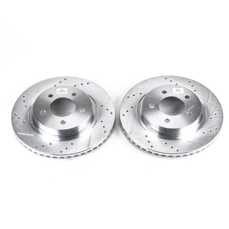 PowerStop Power Stop 99-04 Chrysler 300M Front Evolution Drilled & Slotted Rotors - Pair