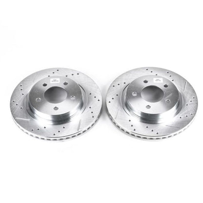 PowerStop Power Stop 99-04 Chrysler 300M Front Evolution Drilled & Slotted Rotors - Pair