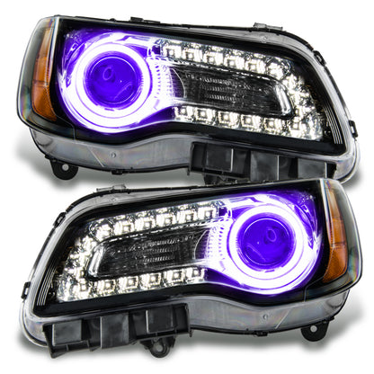 ORACLE Lighting Oracle 11-14 Chrysler 300C SMD HL - Black - NON HID - UV/Purple