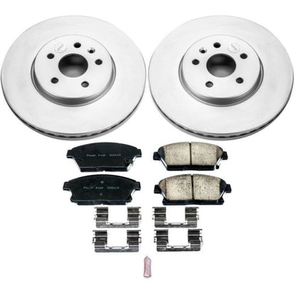 PowerStop Power Stop 13-18 Buick Encore Front Z17 Evolution Geomet Coated Brake Kit
