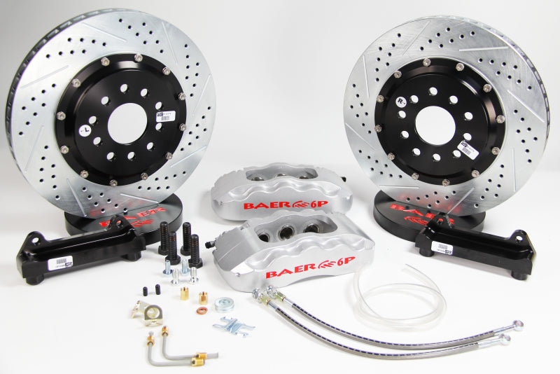 Baer Brakes 06-09 Chevrolet Trailblazer 14in Pro+ Front Brake Kit-Silver-