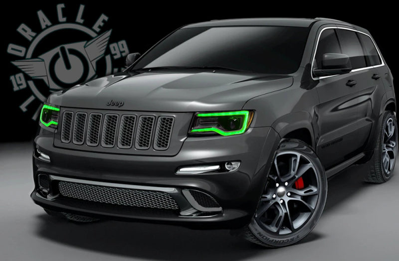 ORACLE Lighting Oracle 1421 Jeep Grand Cherokee Dynamic Headlight DRL Upgrade Kit ColorSHIFT Dynamic