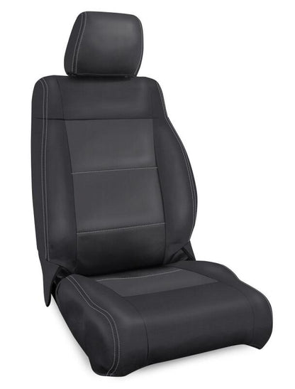 PRP Seats PRP 11-12 Jeep Wrangler JK Front Seat Covers/2 door or 4 door (Pair) - Black/Grey